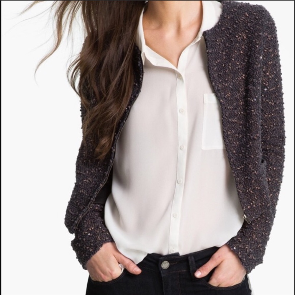 Sparkly Moto Jacket